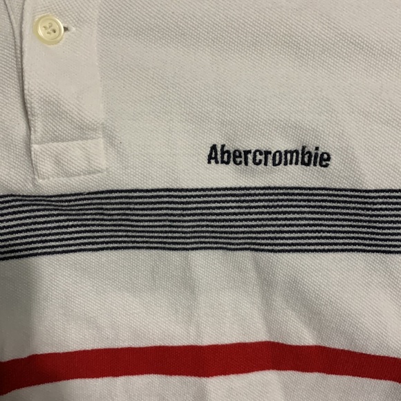 Abercrombie and Fitch Short Sleeve Muscle collared T shirt Small - Picture 4 of 6